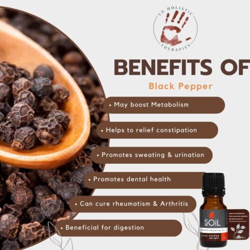 Black Pepper Essential Oil 10ml - Image 2